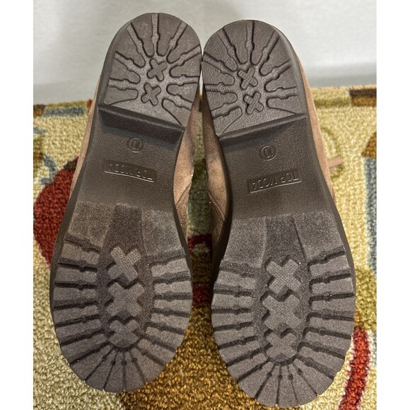 Top Moda Beige Booties size 10 Double Sided Zipper - Picture 5 of 6